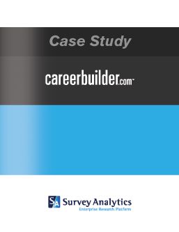 SurveyAnalytics Casestudy CareerBuilder